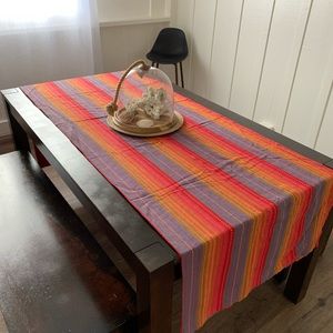 Large table cloth 100% cotton made in India one of a kind - colorful